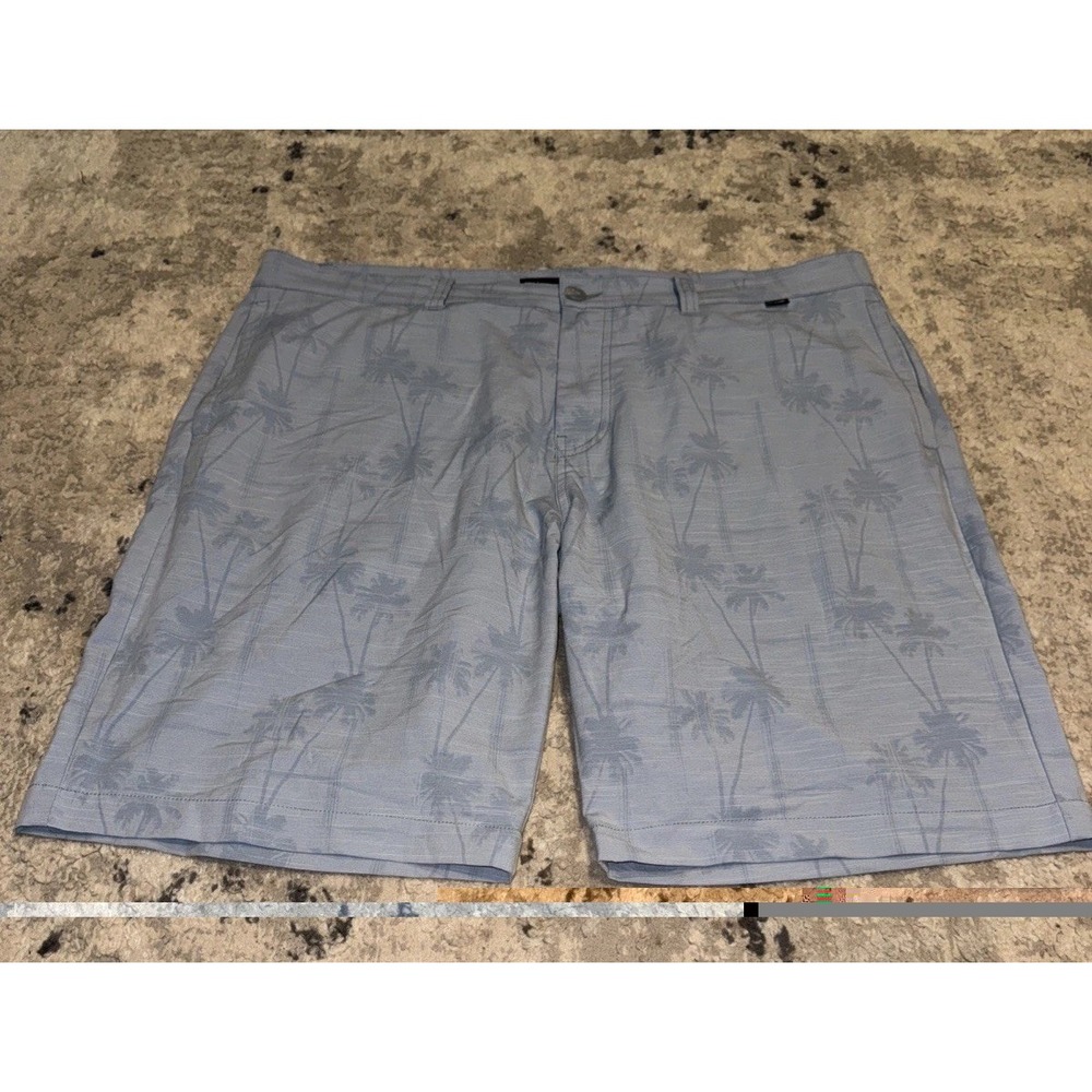 Travis Matthew Mens Tropical Own Trees Golf Shorts Size 40 Blue